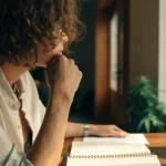 Reflecting and Journaling in a Calm Indoor Setting