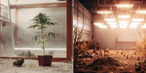 Growing a Short Cannabis Plant