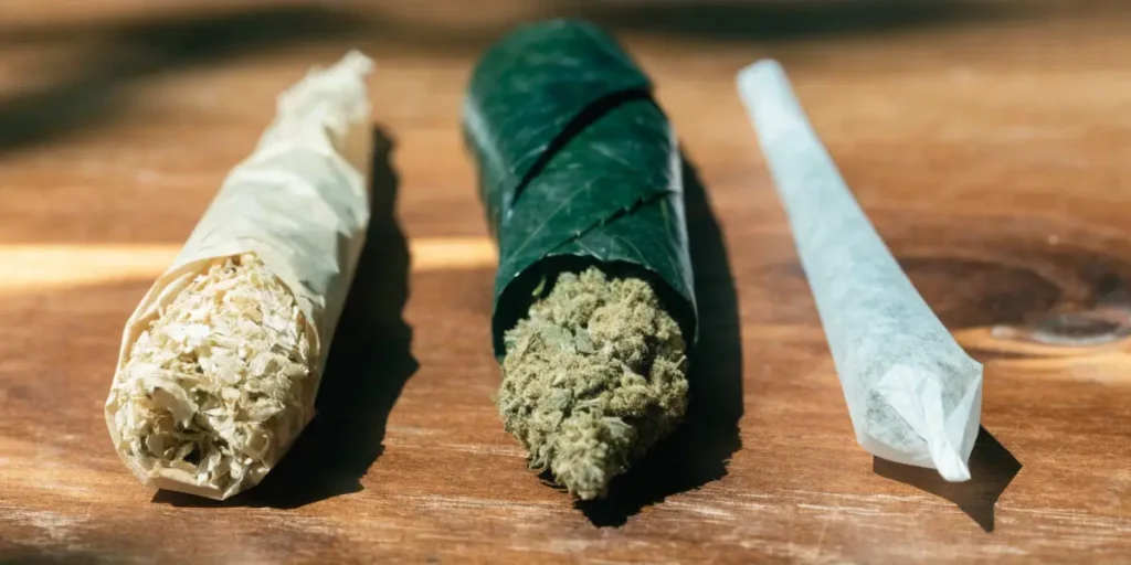 Different Cannabis Joints and Blunt Wrappers