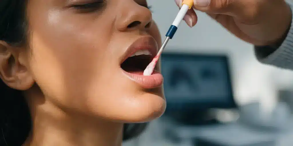 Oral Swab Sample Collection