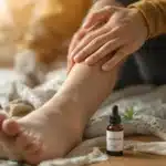 Cannabis oil for MS treatment helping relieve muscle spasms and stiffness.