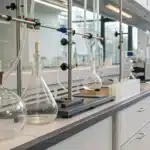 Modern laboratory equipment for CBD Distillate extraction.