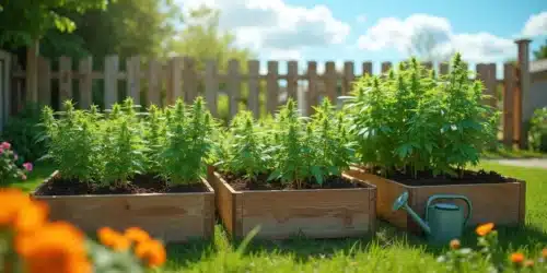 Growing Cannabis Outdoors in Raised Beds