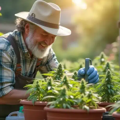 Growing Cannabis in Pots Outdoors