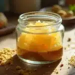 Finished Cannabutter from Kief Stored for Baking.