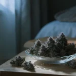 Cannabis Buds in a Glass Bowl