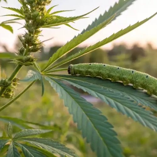 Green Caterpillar on Cannabis: A Grower’s Dilemma