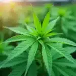 Healthy cannabis plant growing under sunlight: strains for 2026.