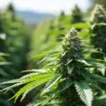 Critical Bubba Kush outdoor cultivation with dense buds.