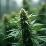 Dark Star Fast Version cannabis plant in advanced flowering stage.