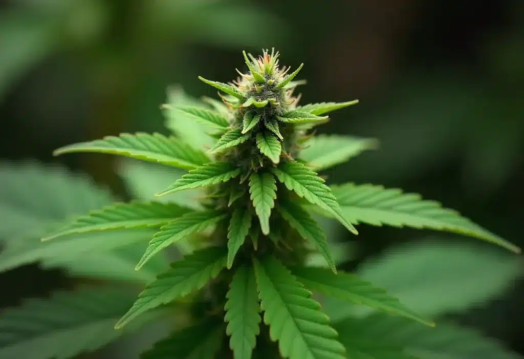 Early Skunk x Rosetta Stone shows frosty buds with rich terpenes. This hybrid is valued for potency, resilience, and balanced indica-sativa effects.