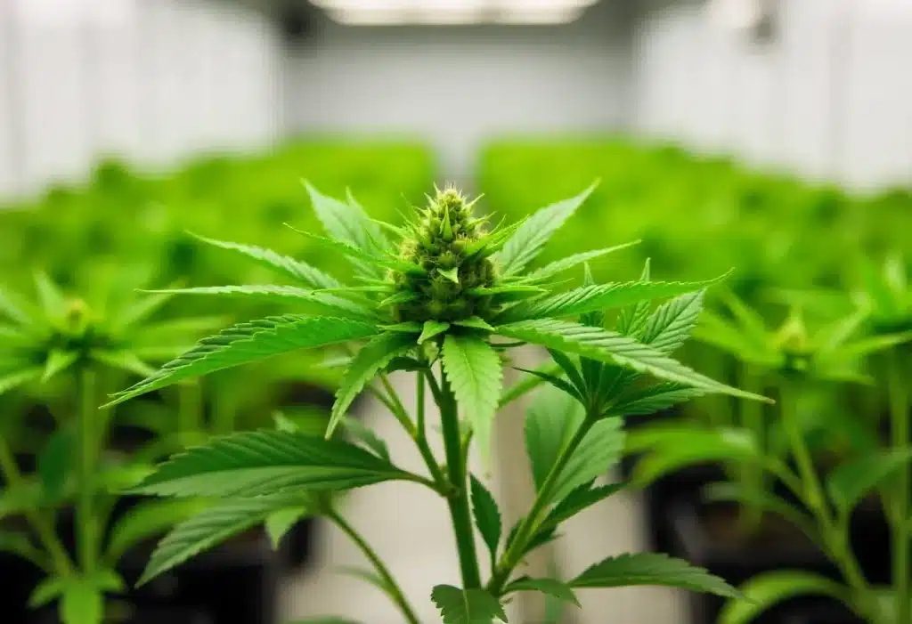 Gelato Regular: Indoor Cannabis Growth Phase.