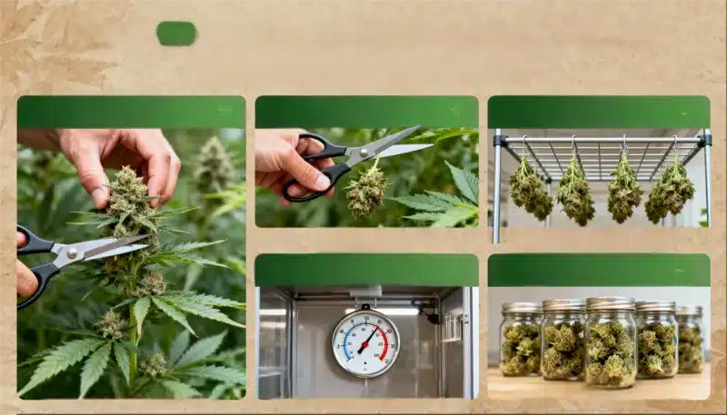 Alaskan Thunderfuck Trimming, Drying & Curing Process.