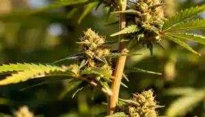 Alien OG Fast Version Outdoor Flowering in Full Sun.