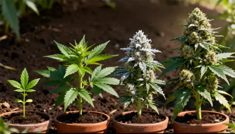 Alien Technology Regular Growth Stages from Seedling to Bloom