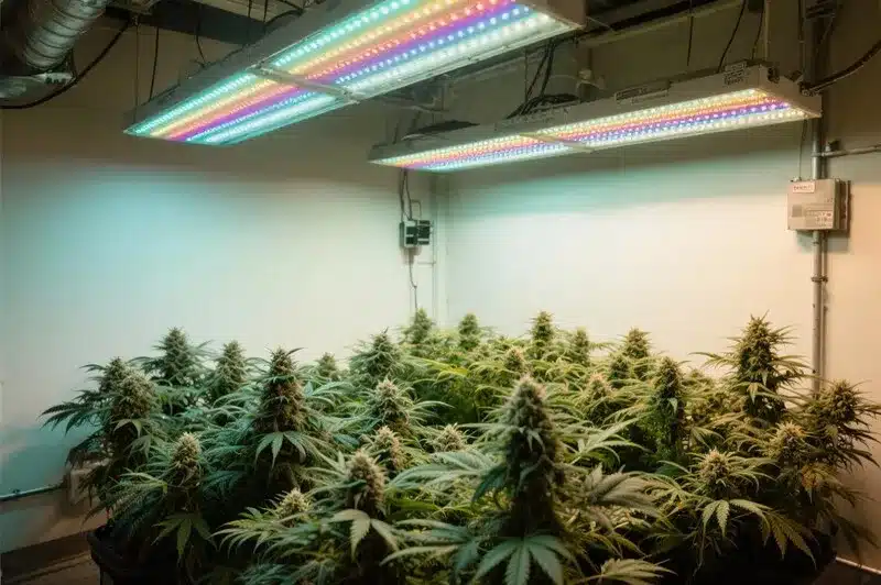 Indoor cultivation of GG x Girl Scout Cookies ensures dense, potent buds with high THC and the signature sweet cookie scent.