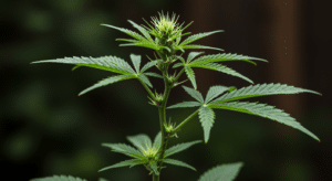 Cannabis clone cutting preparation with precise stem length and healthy growth ready for propagation