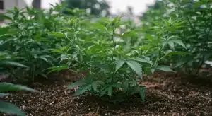 South African Cannabis Plants: Growth in Soil.