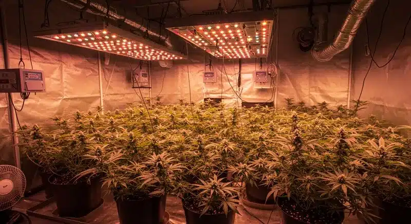 Bruce Banner x Do-Si-Dos Indoor LED Cannabis Growth.