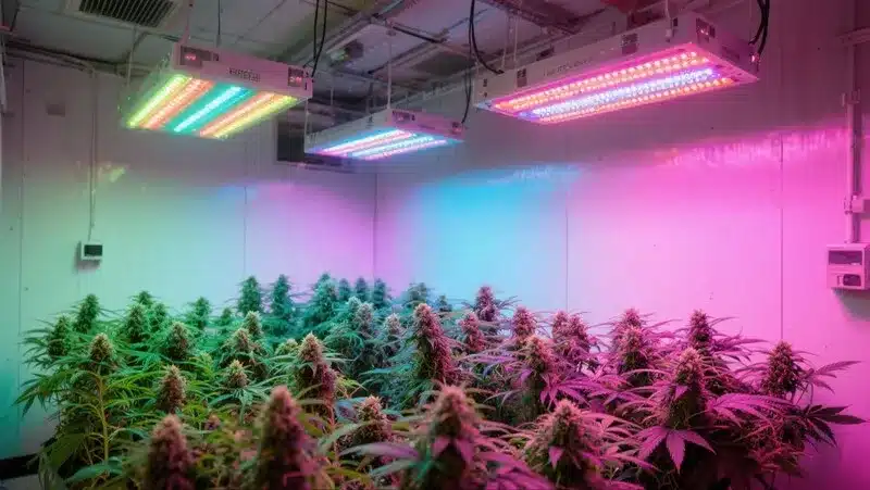 Bruce Banner x Grape Indoor LED Cannabis Cultivation.