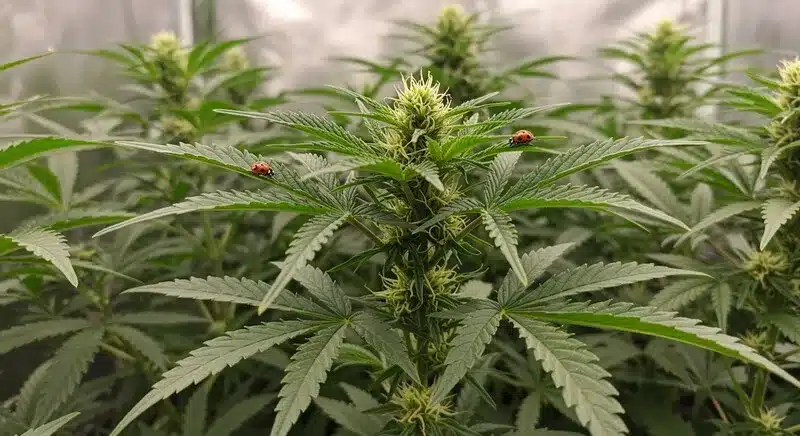 Ice Cream x SFV OG: Healthy Cannabis with Natural Pest Control.