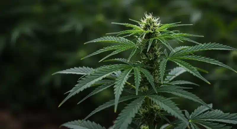 Jack Herer x Skunk: Flowering Hybrid Plant.