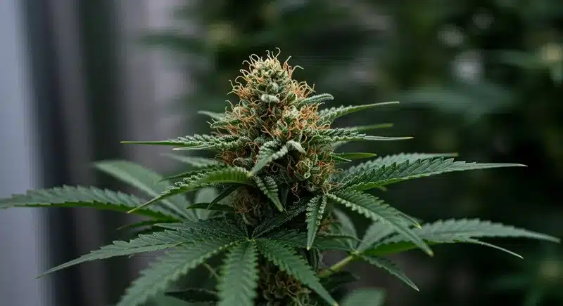 Kyle’s Skywalker OG: Resinous Cannabis Bud in Bloom.