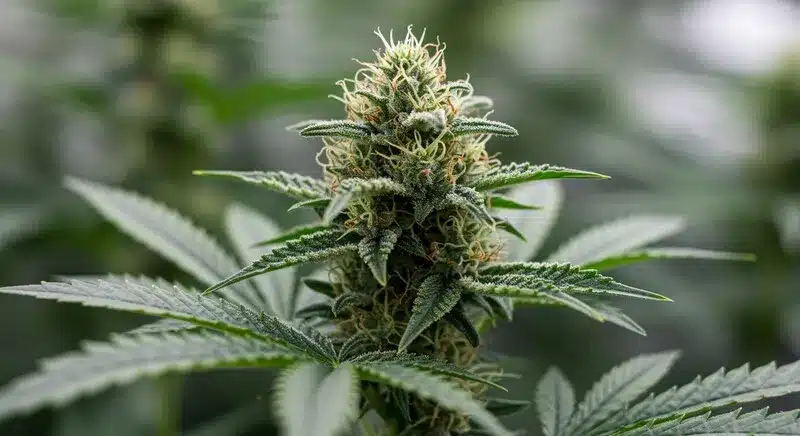 Lemon Star: Dense Cannabis Buds with Bright Green Hues.