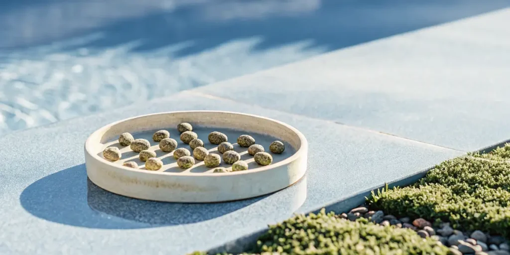 Cannabis seeds drying in a shallow tray under natural sunlight outdoors