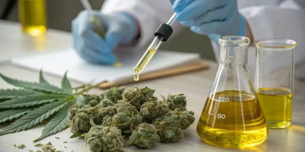 Cannabis THC Oil Laboratory Testing
