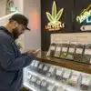 Customer Shopping at Las Vegas Cannabis Dispensary