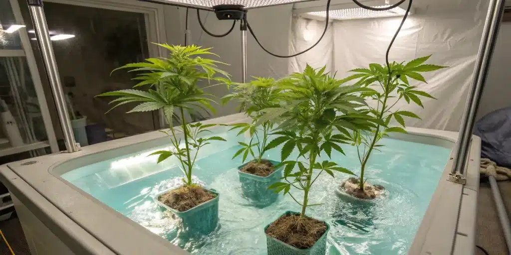 Deep Water Culture Cannabis Growing System