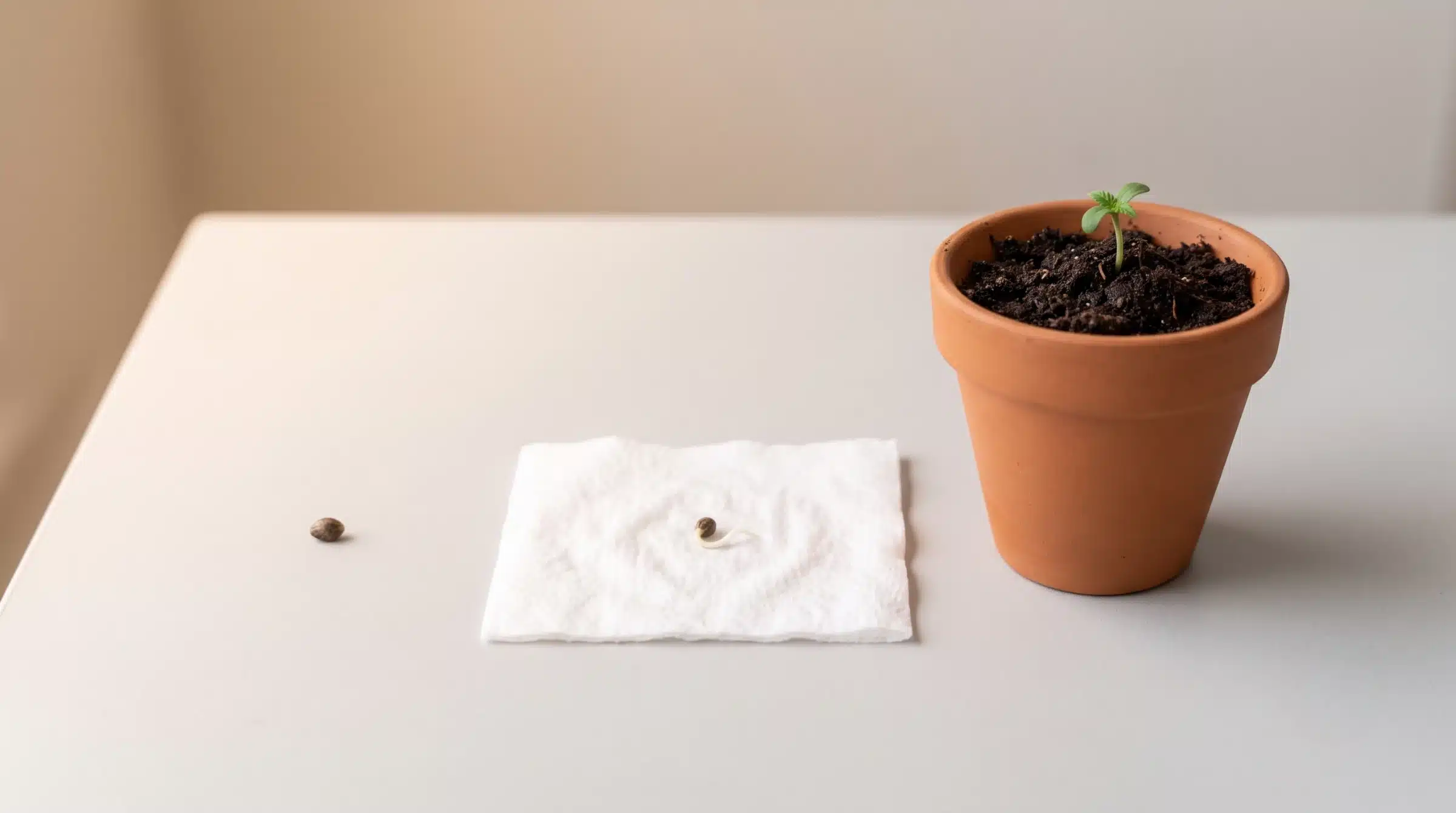 Cannabis seed germination guide
