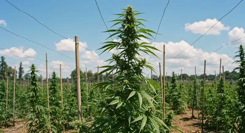Stardawg Auto Outdoor Plant Tall Central Cola Growth.