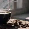 Hot Cannabis Coffee Beverage