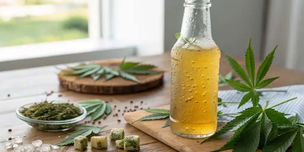 Cannabis-Infused Herbal Drink