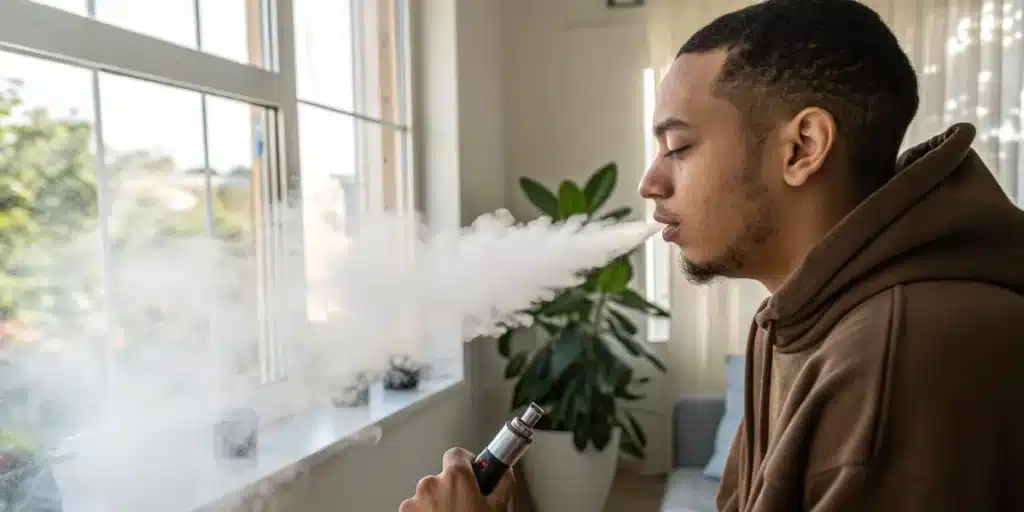 Cannabis Vaporizer with Indoor Ventilation