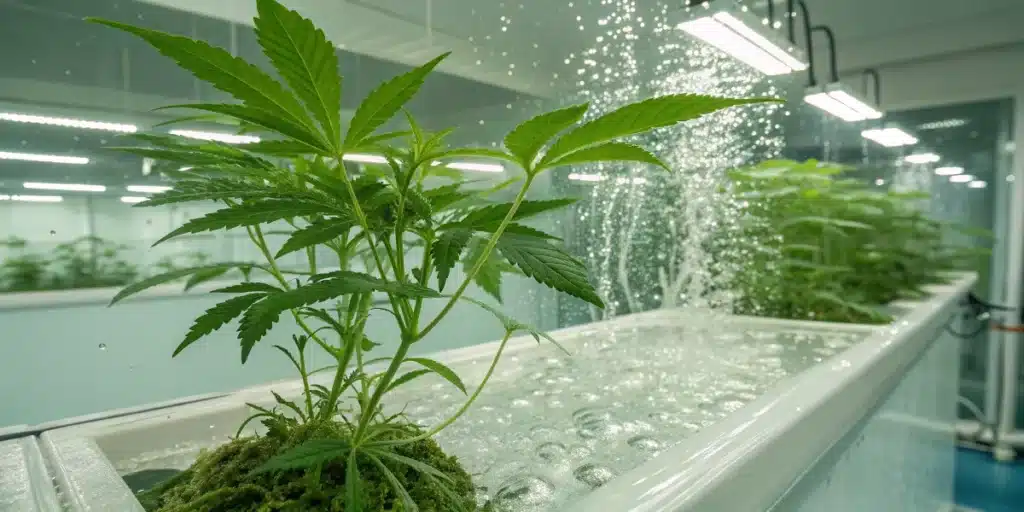 DWC Hydroponic Cannabis with Aerated Reservoir