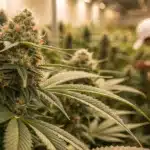Indoor Cannabis Bud Ready for Harvest