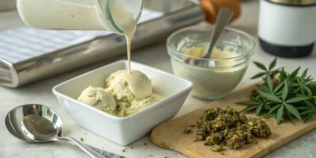 Making Homemade Cannabis Ice Cream