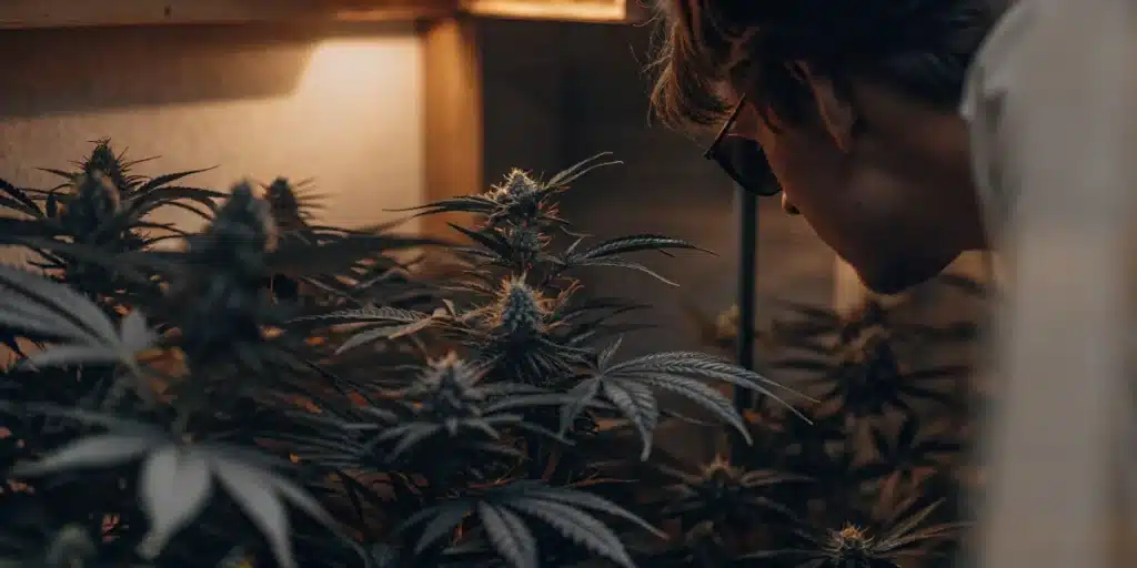 Monitoring Indoor Cannabis Plants During Flowering