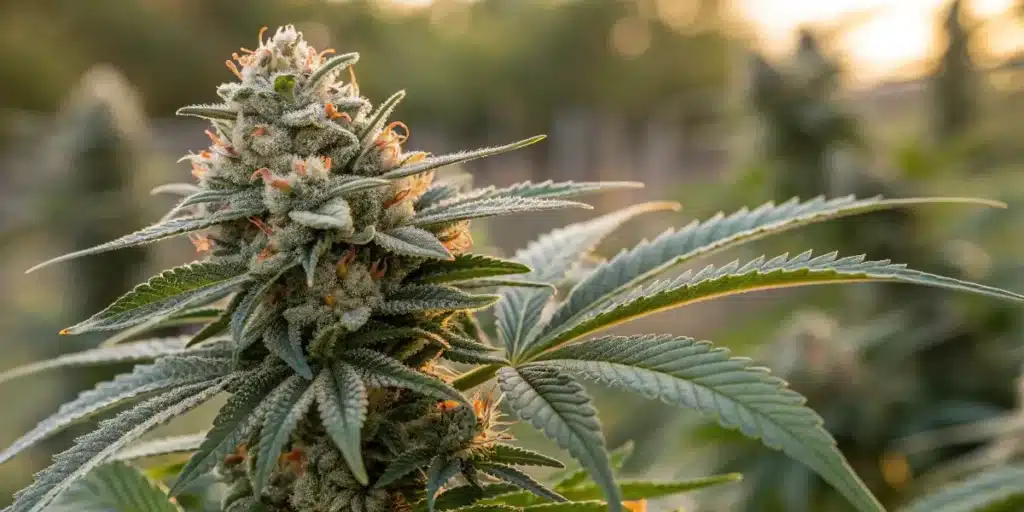 Ripe Cannabis Bud Ready for Harvest