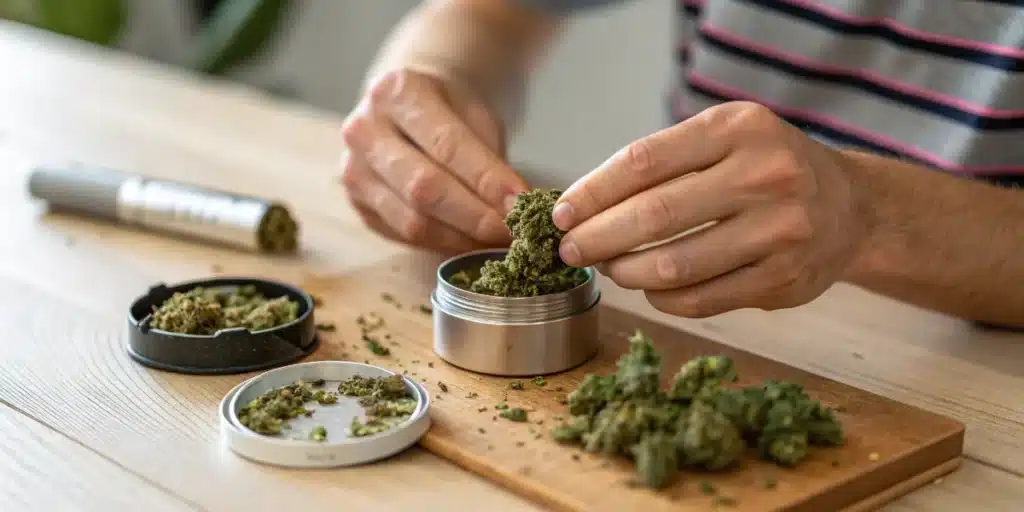 Storing Cannabis Buds in an Airtight Metal Container