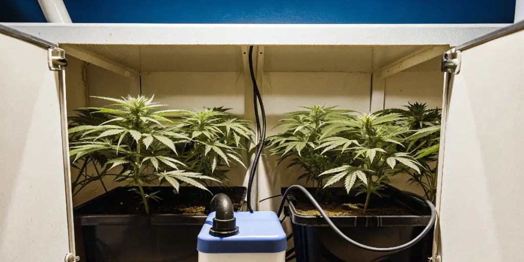 Cannabis DWC Hydroponic Grow Cabinet