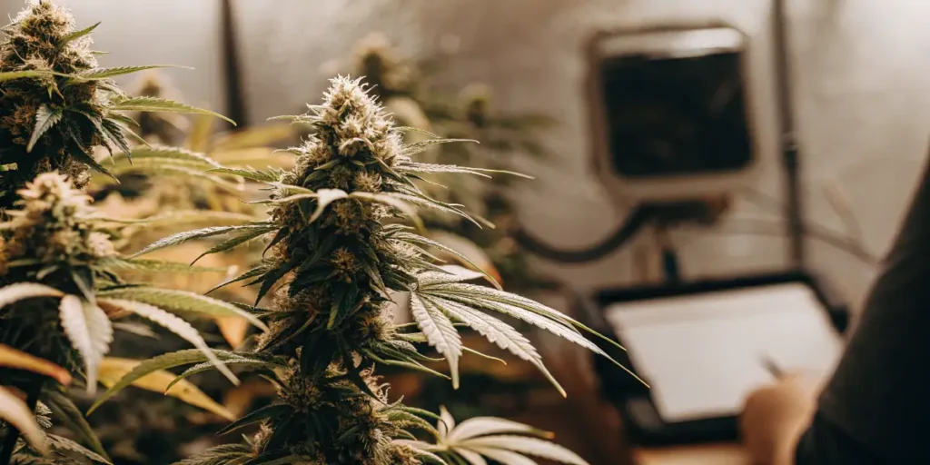 Cannabis Plant Monitoring in an Indoor Grow Room