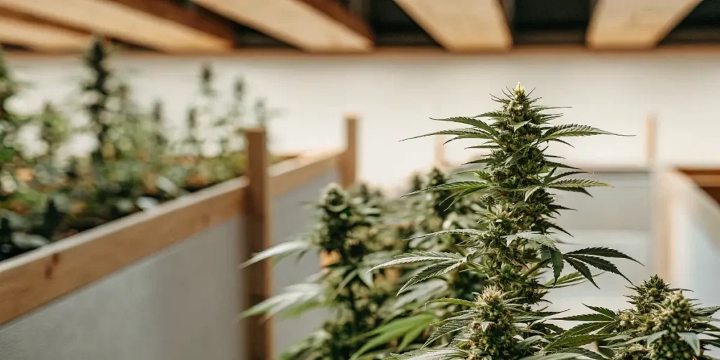 Cannabis Plants in Flowering Stage