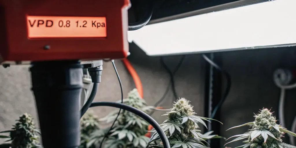 VPD Control in an Indoor Cannabis Grow